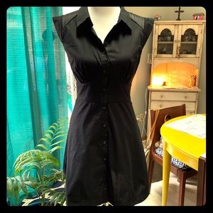 Victoria’s Secret Black Button Down Cotton Dress